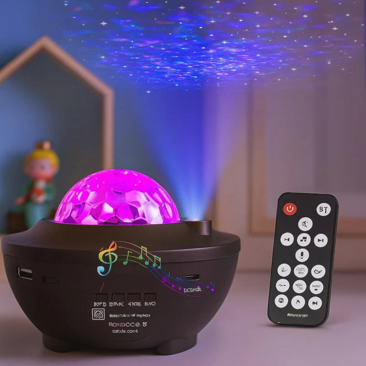 Veilleuse projection avec music