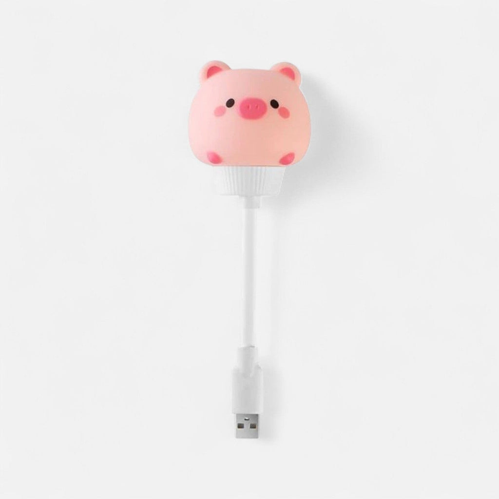 Veilleuse animaux prise USB Cochon mignon