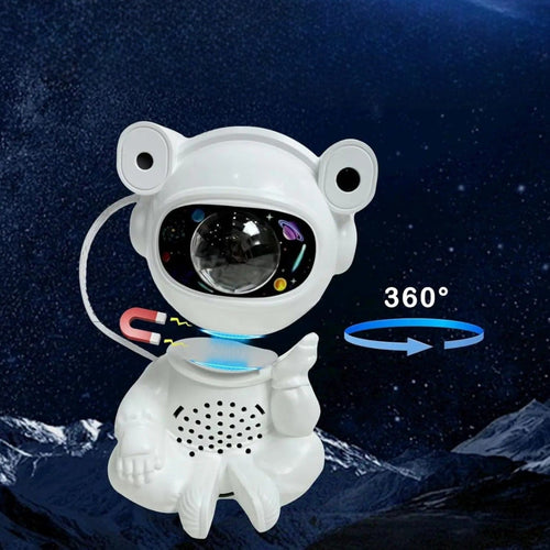 Veilleuse astronaute assis Blanc