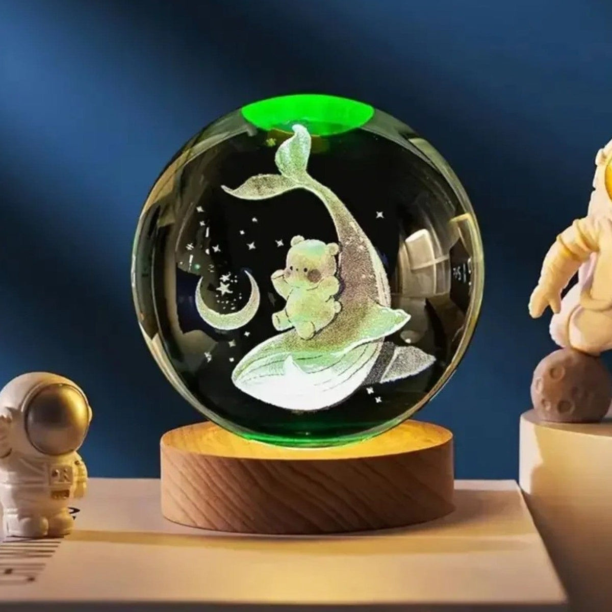 Veilleuse baleine féerie lumineuse