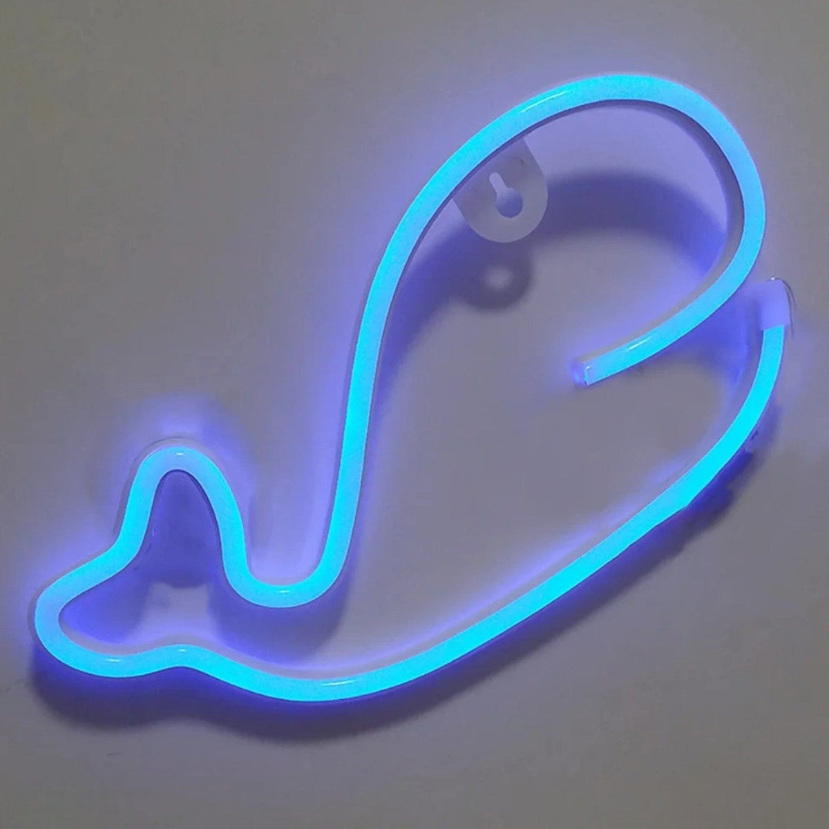 Veilleuse baleine néon