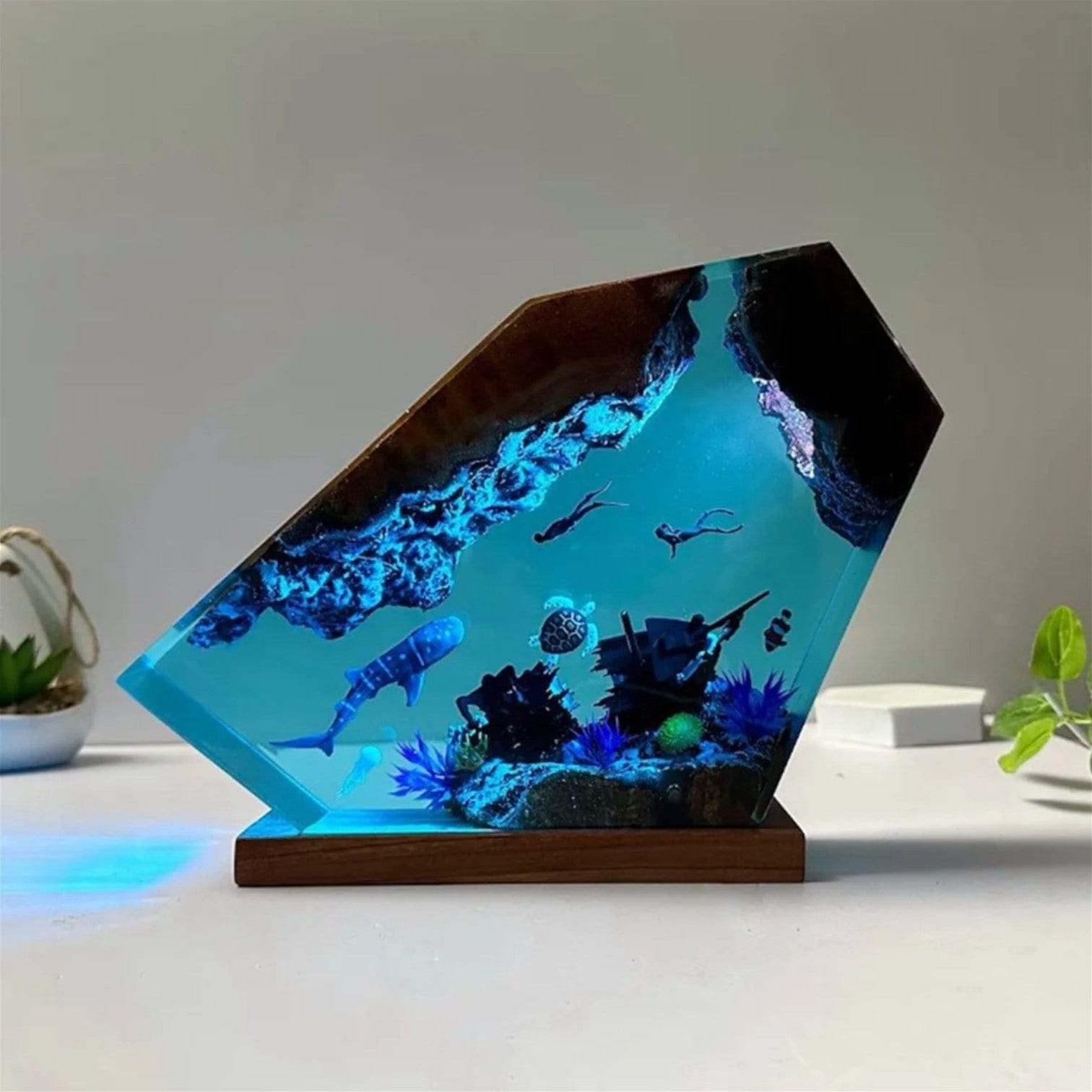 Veilleuse baleine rêve aquatique
