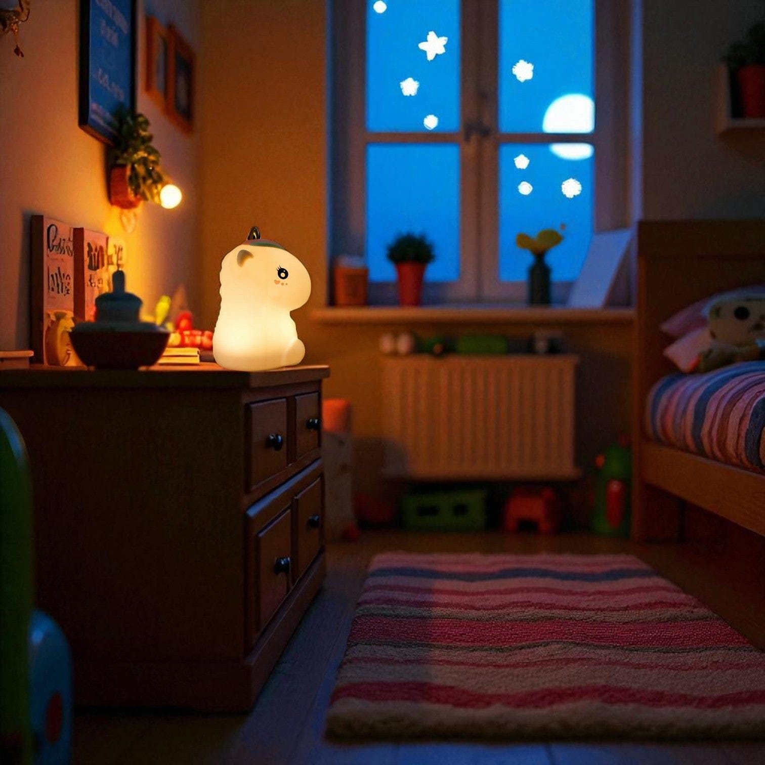 Veilleuse bébé licorne