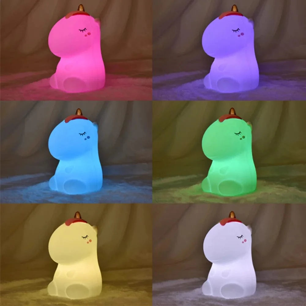 Veilleuse bébé licorne