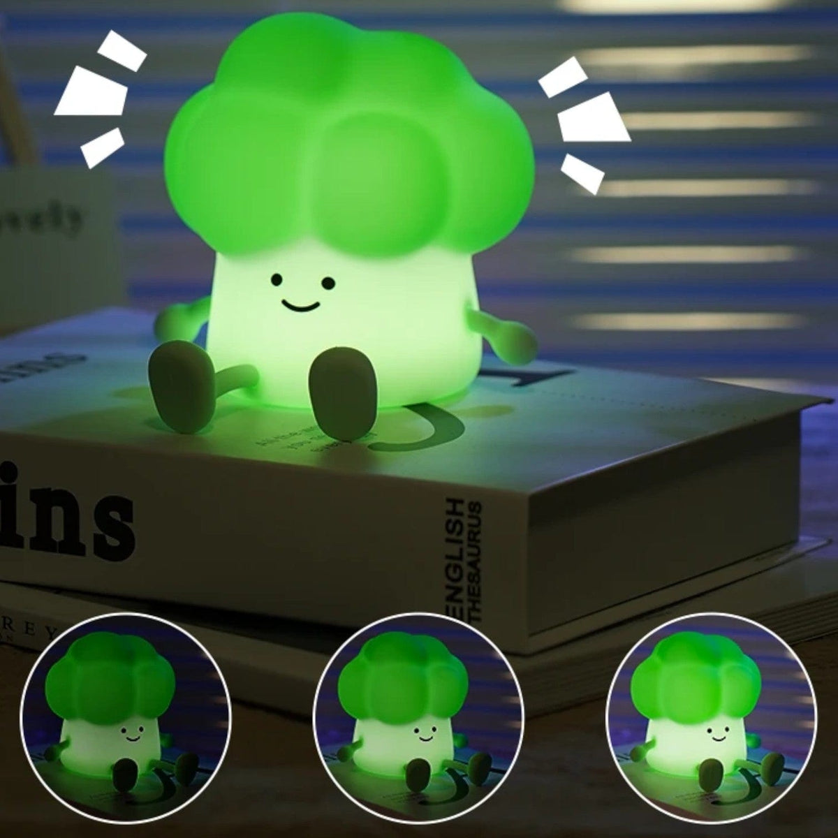 Veilleuse brocoli vert