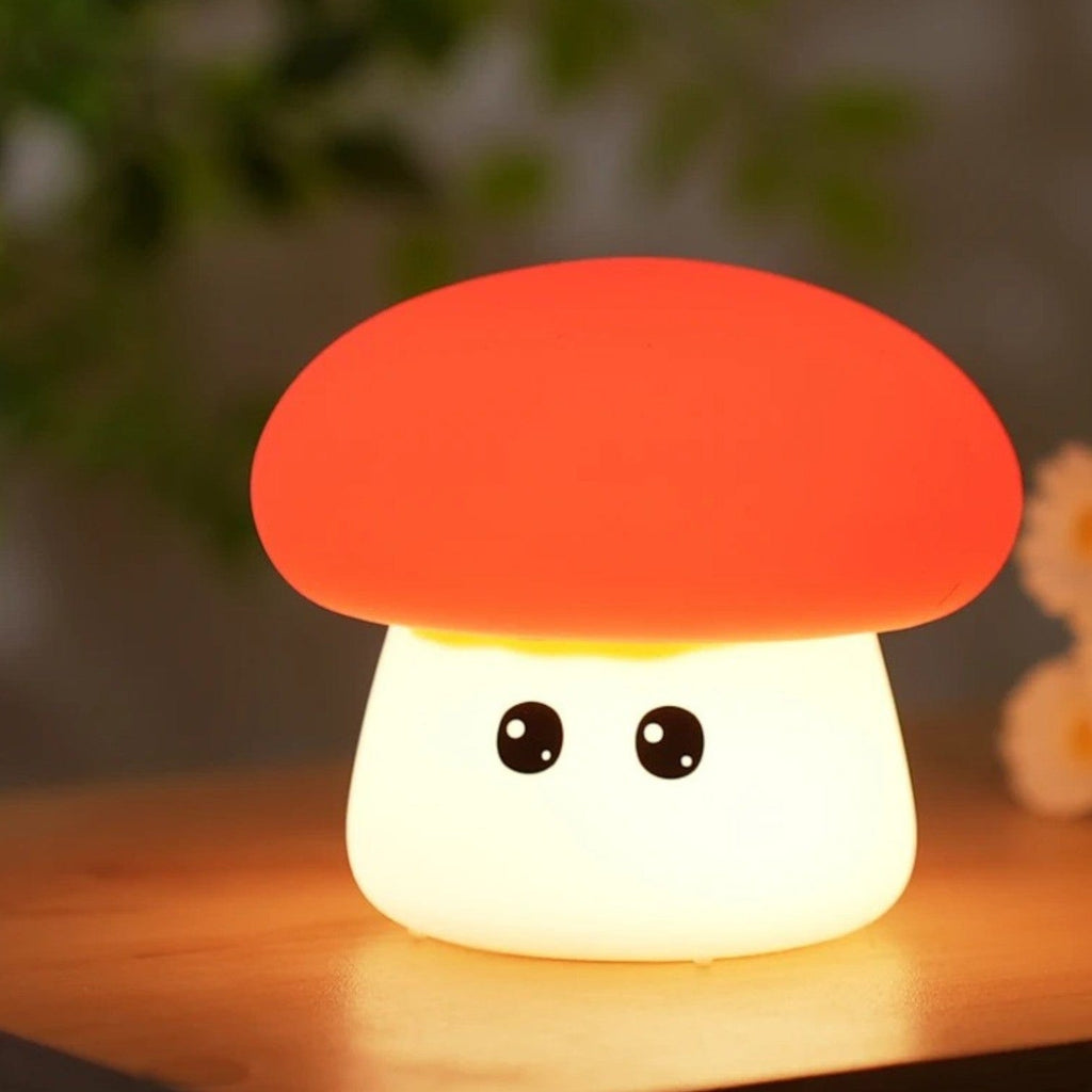 Veilleuse champignon classique Rouge