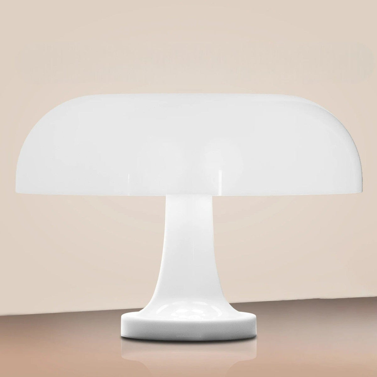 Veilleuse champignon moderne doux Blanc