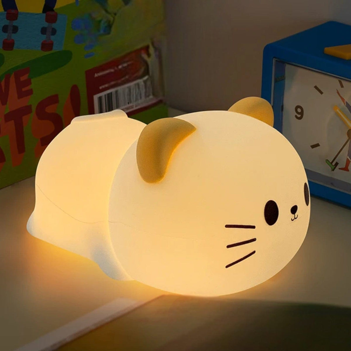 Veilleuse chat petit câlin