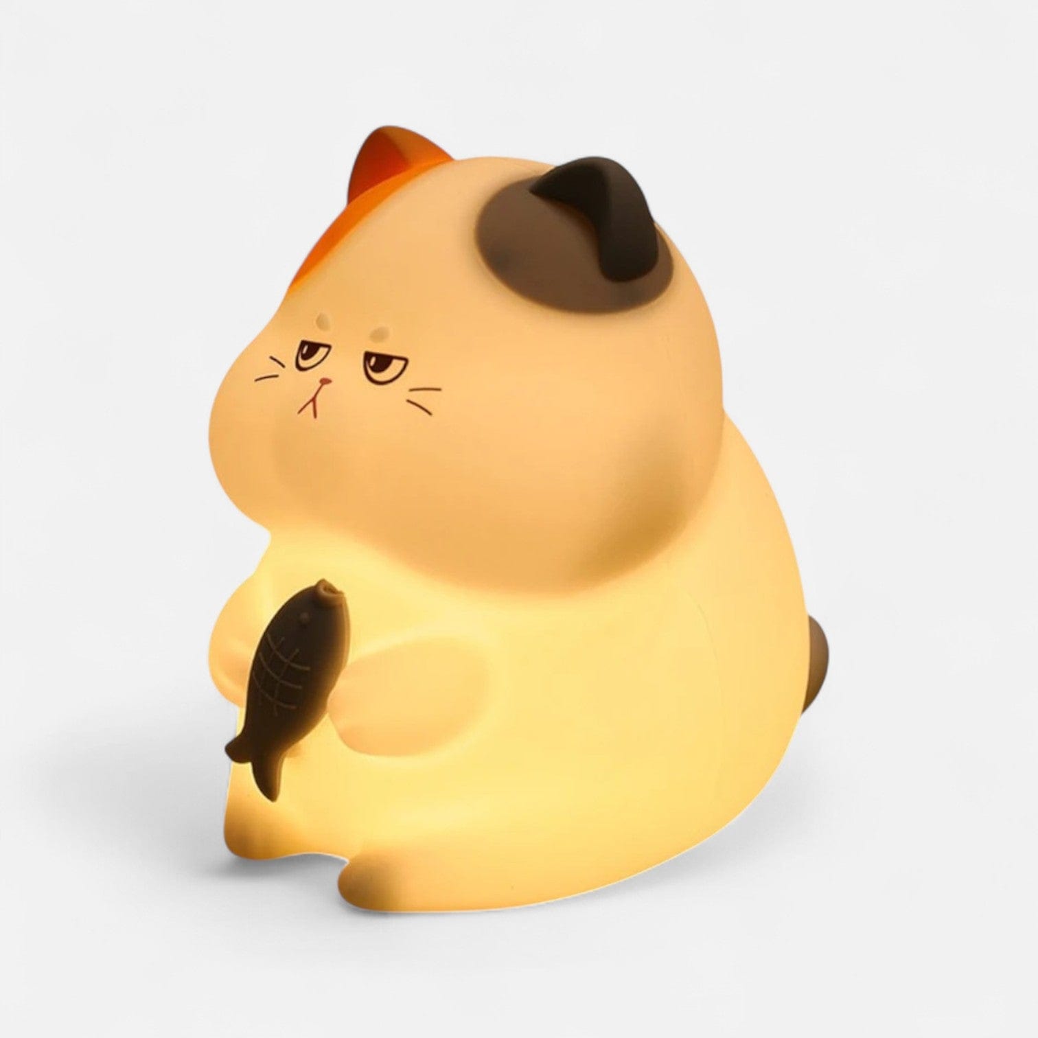 Veilleuse chat qui mange
