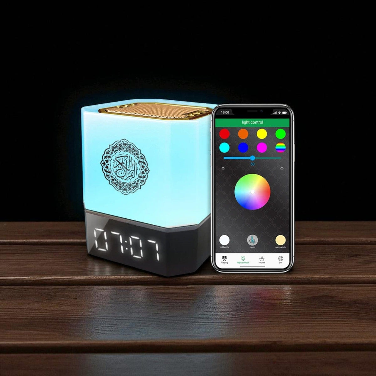 Veilleuse coranique multifonction