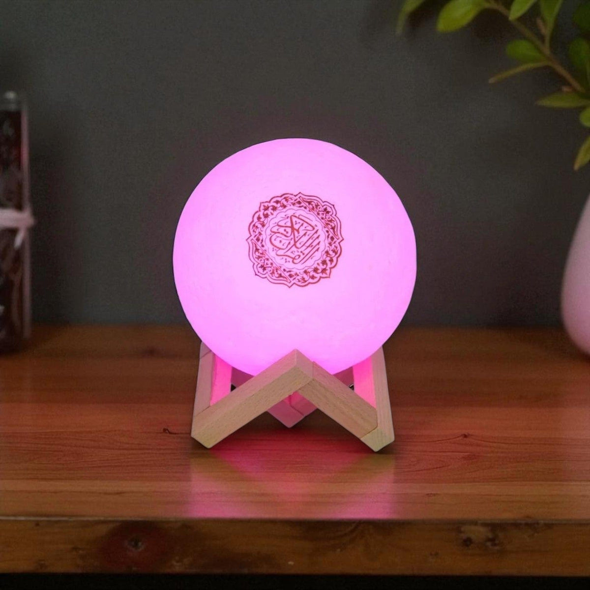 Veilleuse coranique support en bois