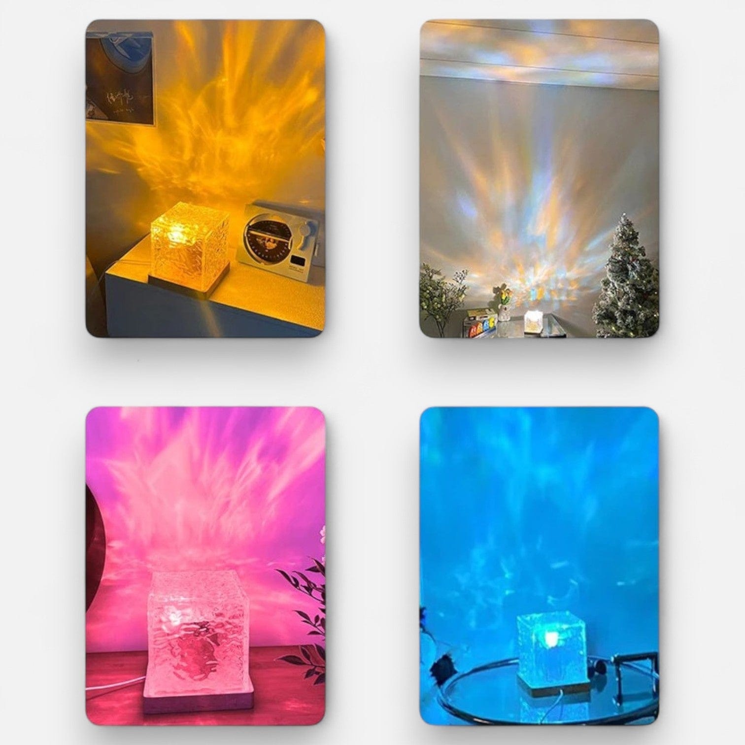 Veilleuse design cube lumineux