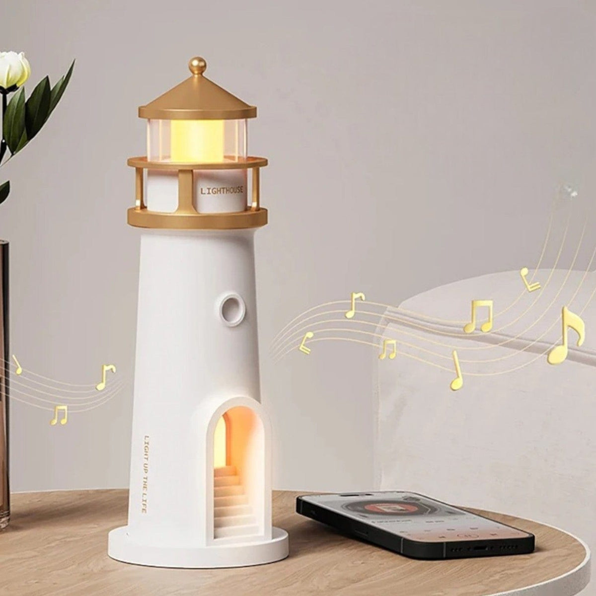 Veilleuse design projection lune