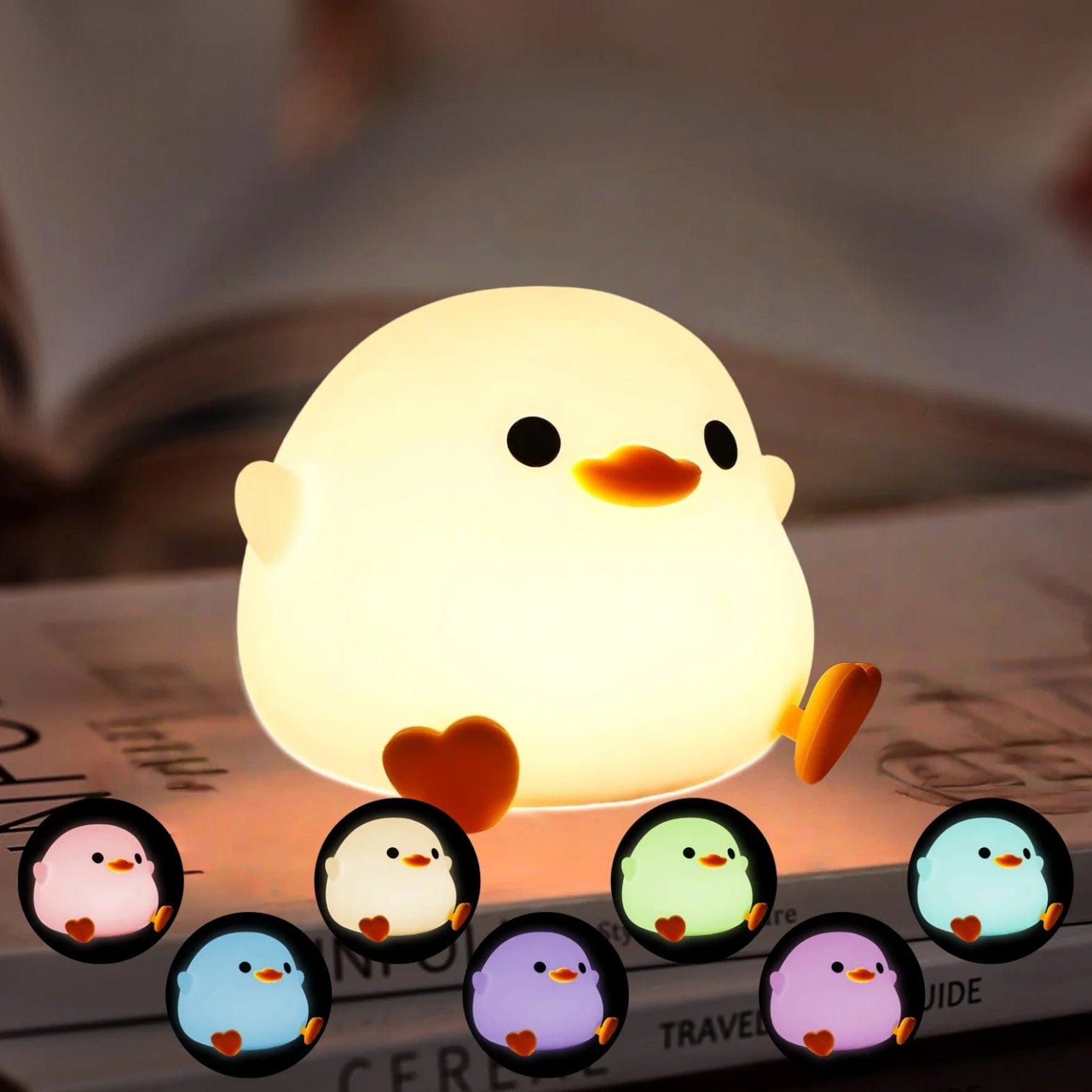 Veilleuse enfant canard