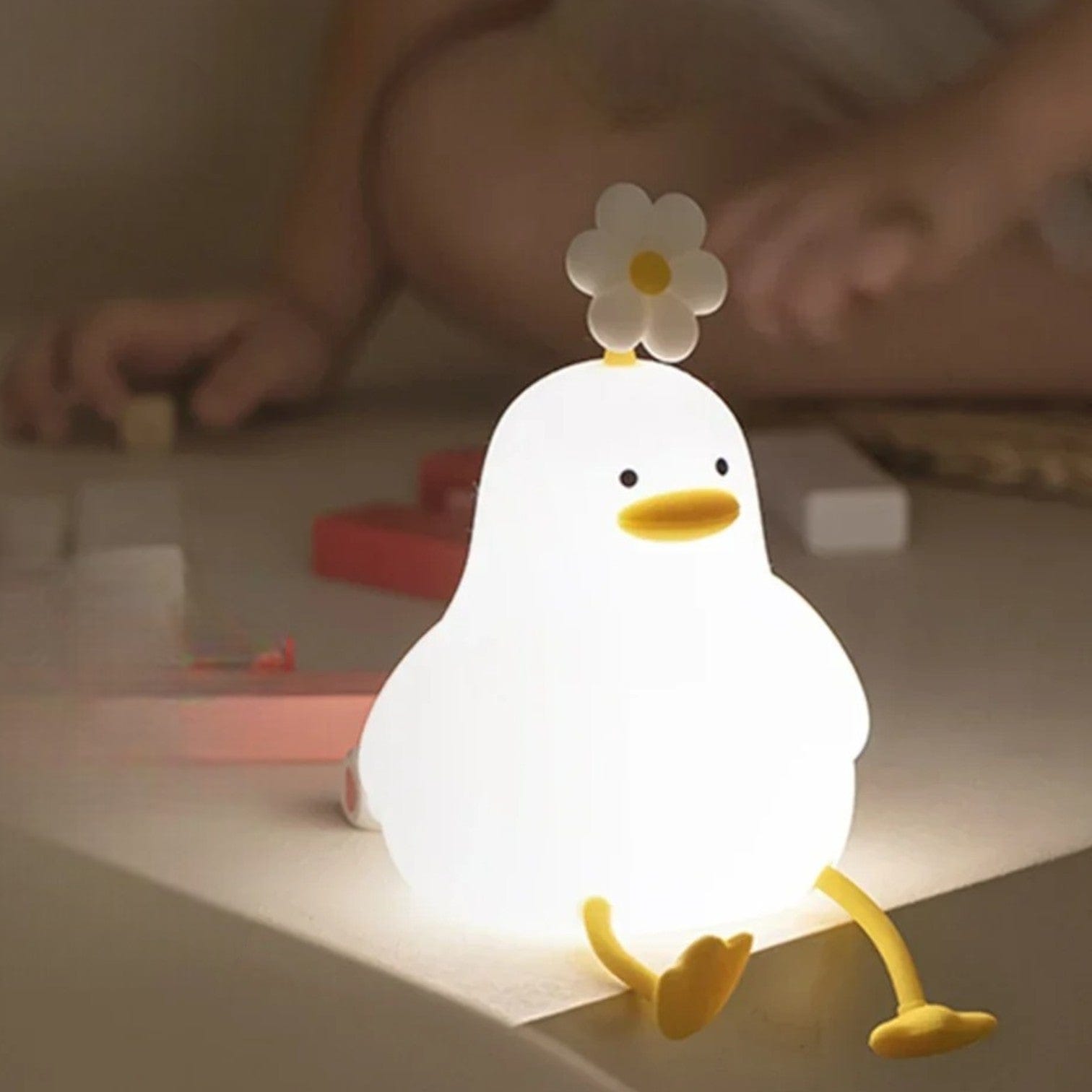 Veilleuse enfant canard mignon