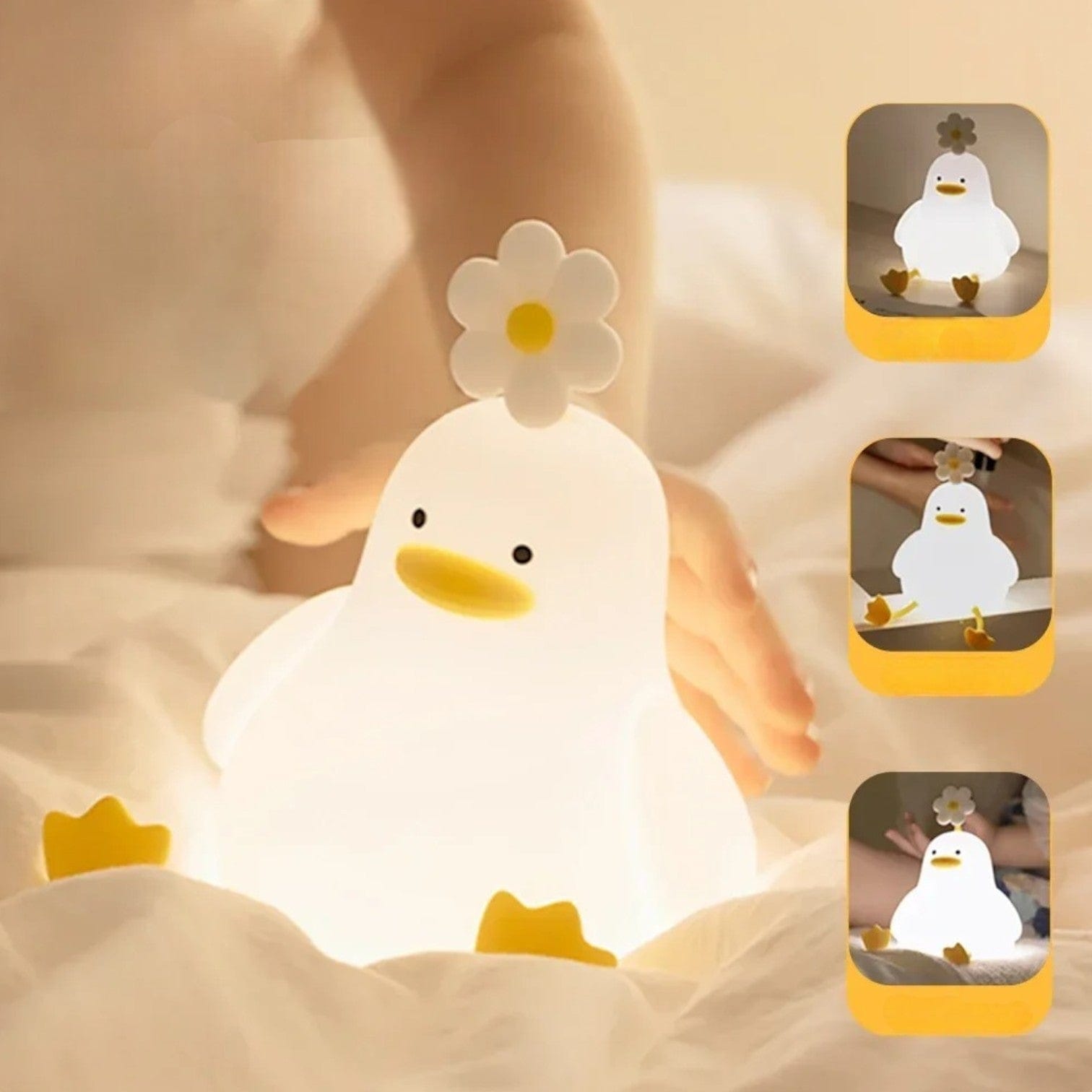 Veilleuse enfant canard mignon