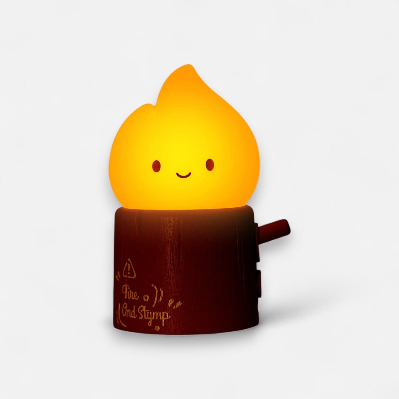 Veilleuse enfant feu souriant