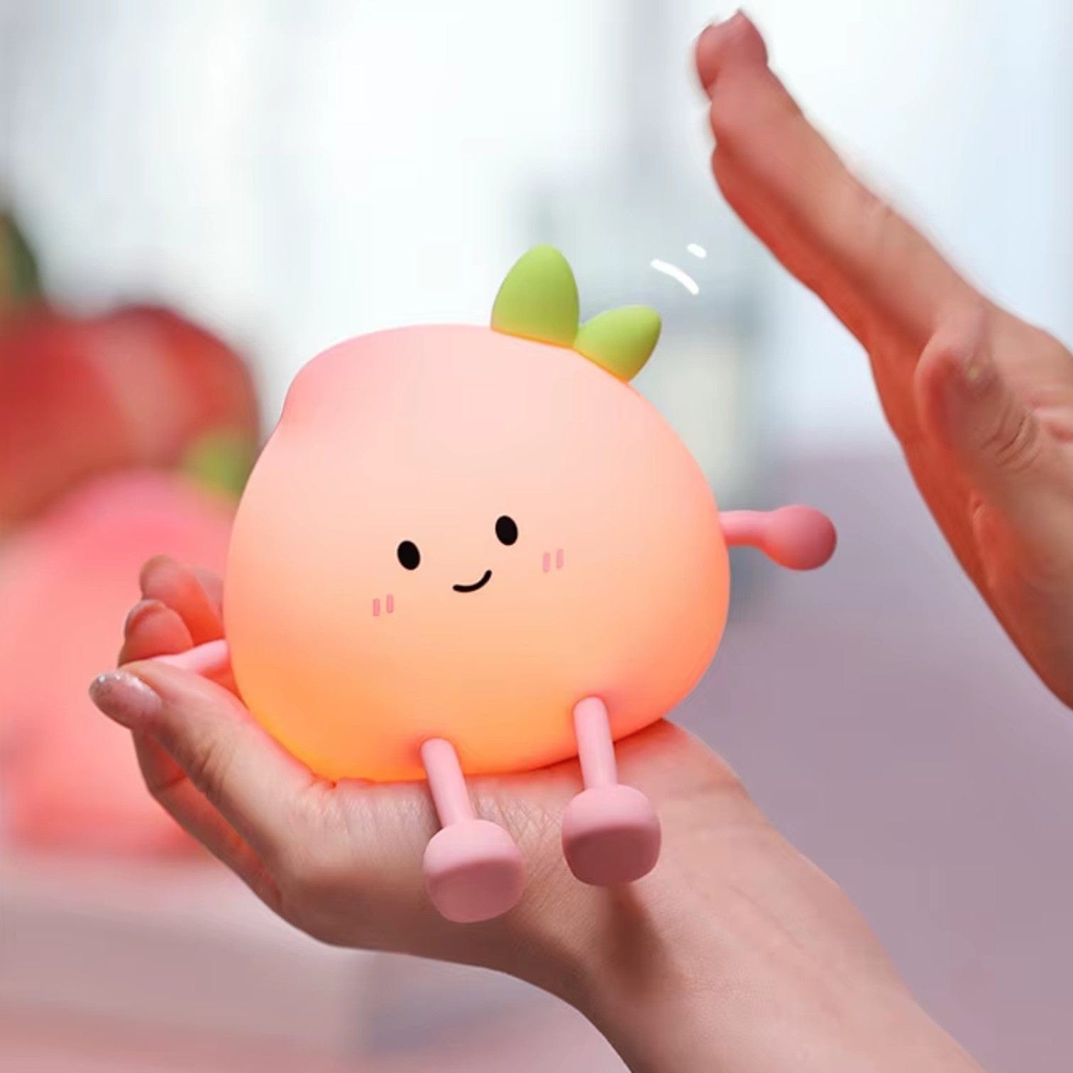 Veilleuse enfant pêche mignonne