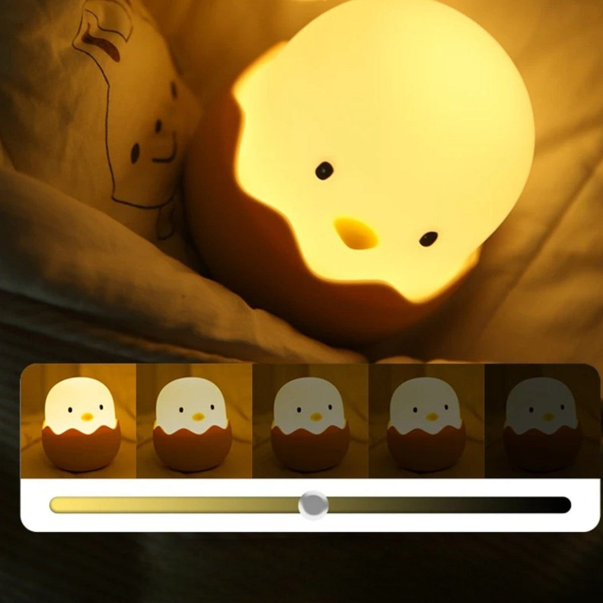 Veilleuse enfant poussin œuf