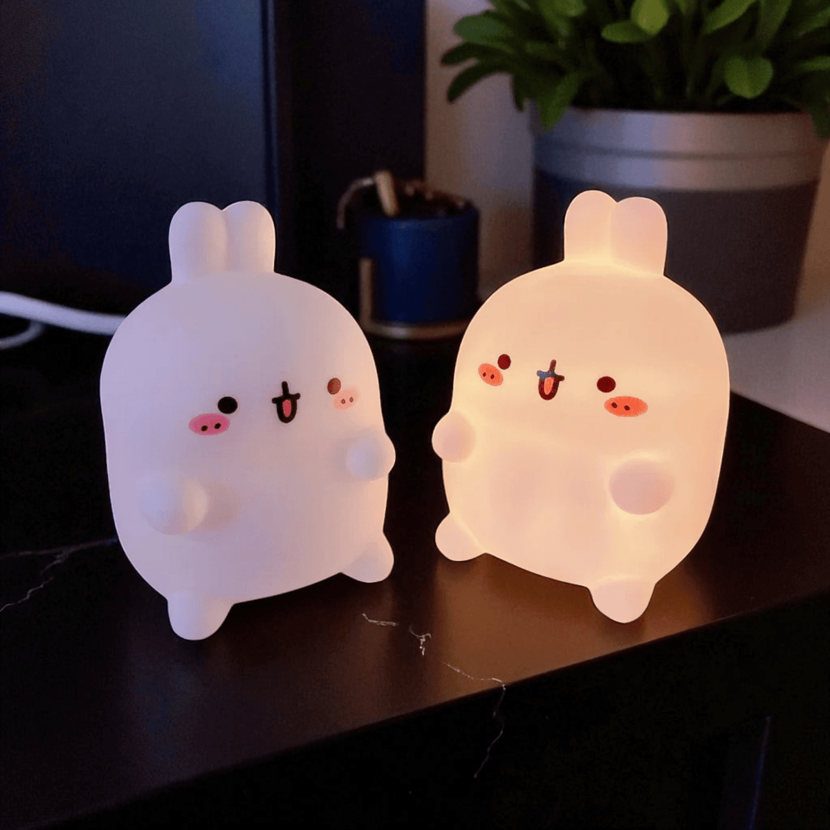 Veilleuse jours nuit lapin