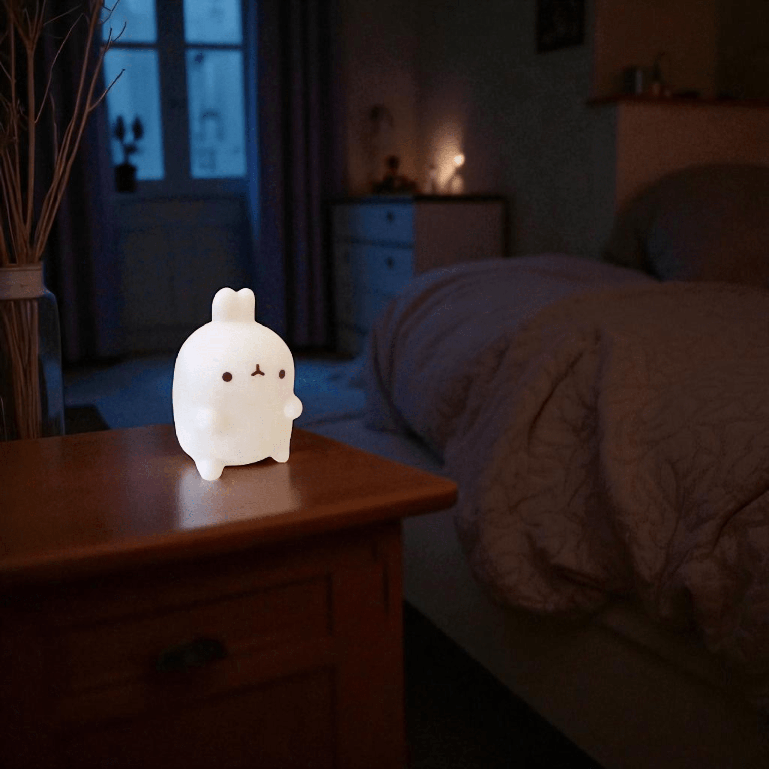 Veilleuse jours nuit lapin