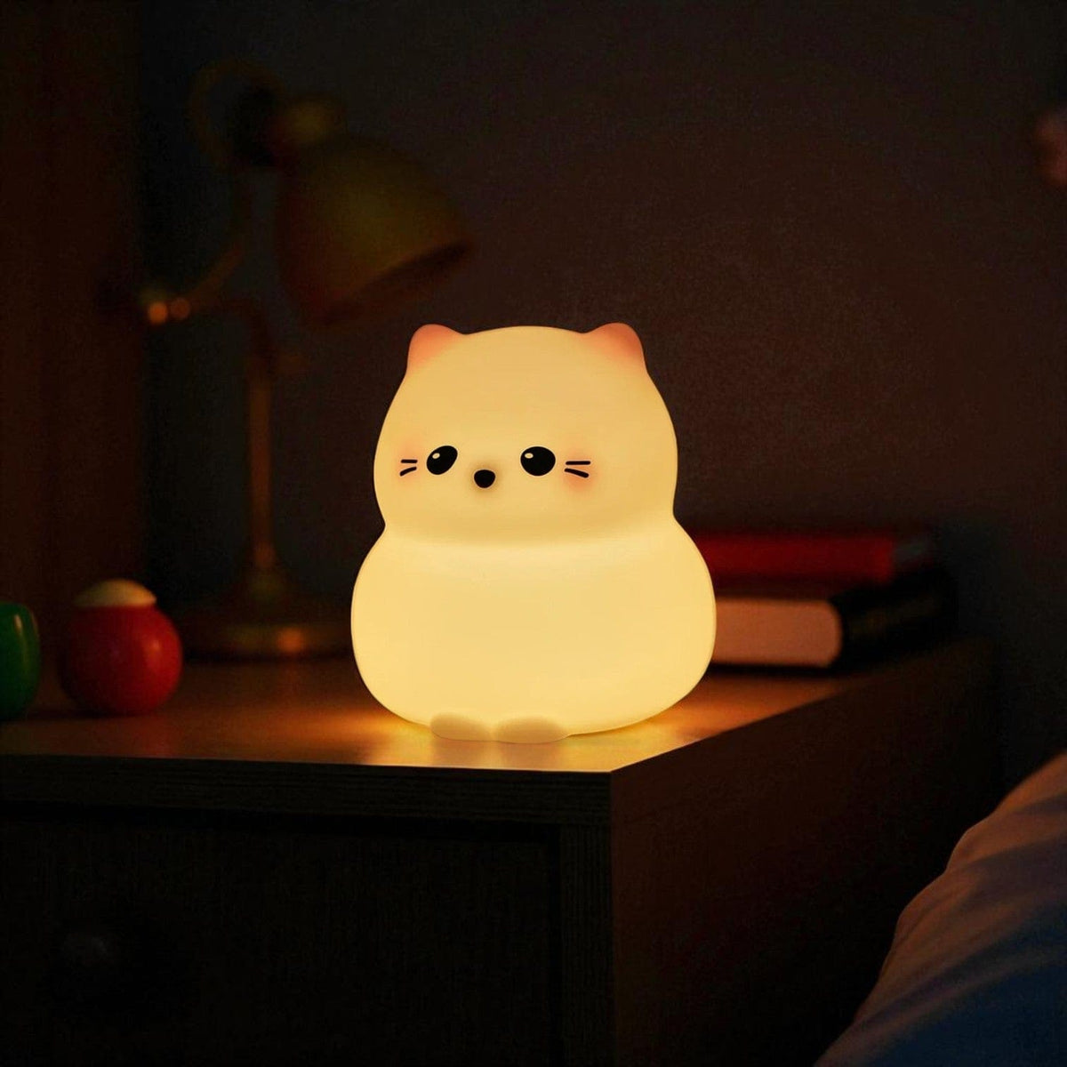 Veilleuse lampe chat