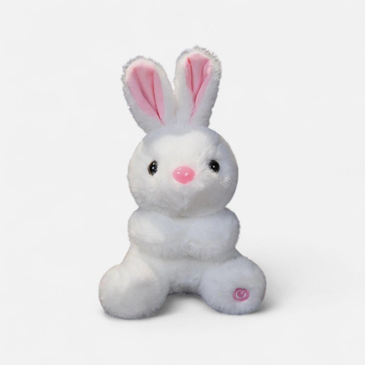Veilleuse lapin peluche blanc