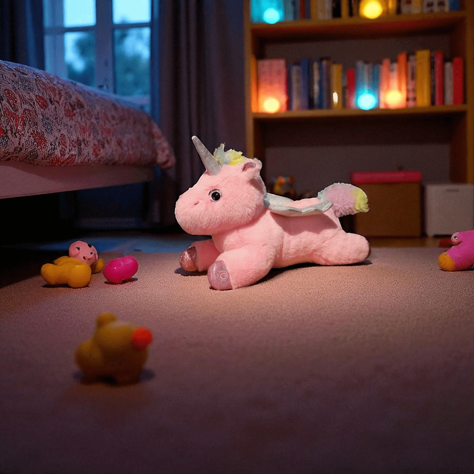 Veilleuse licorne peluche