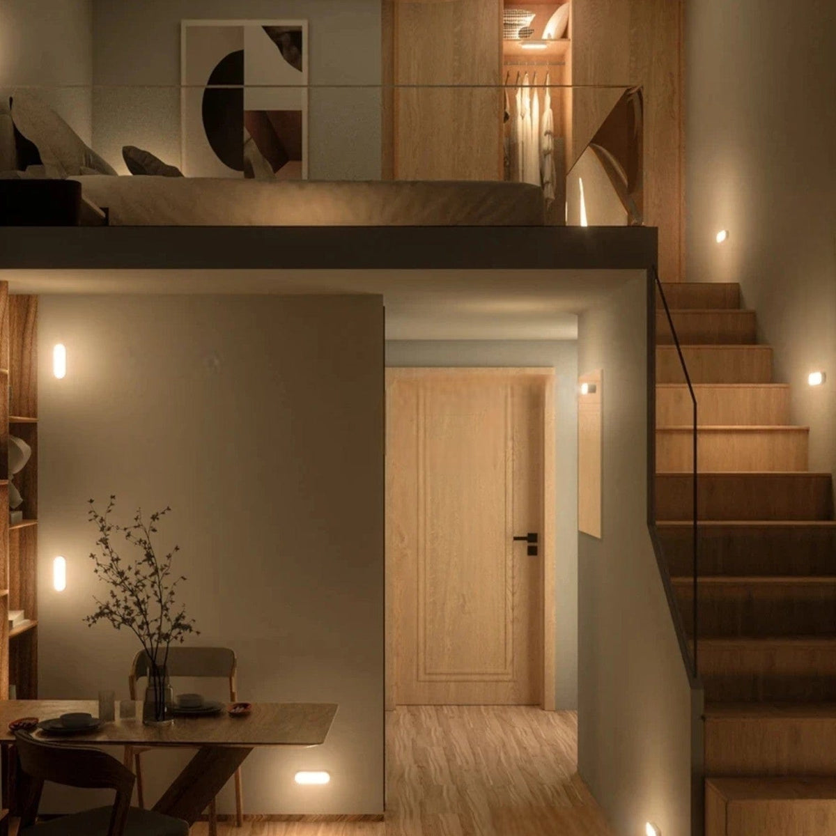 Veilleuse murale design allongé