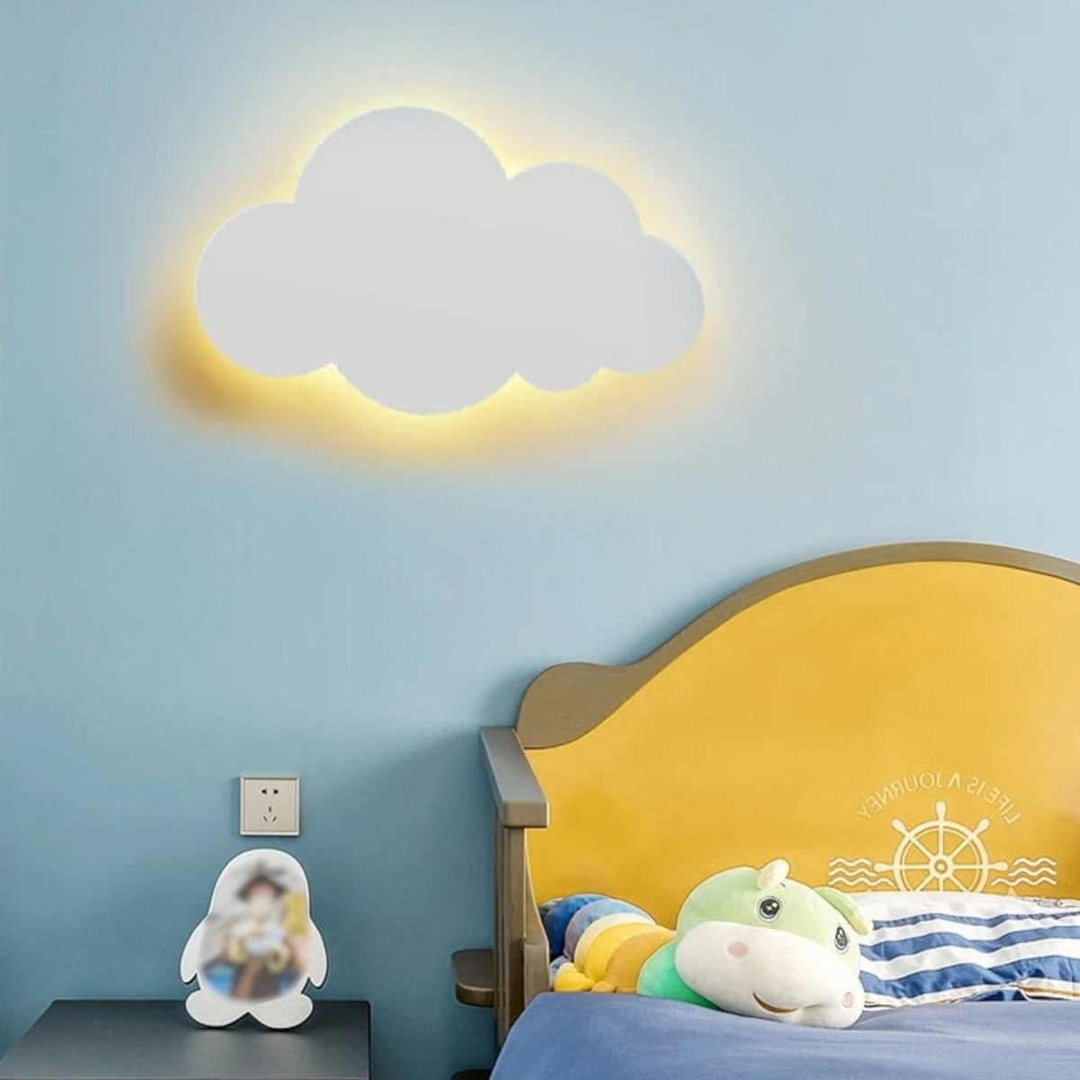 Veilleuse murale nuage