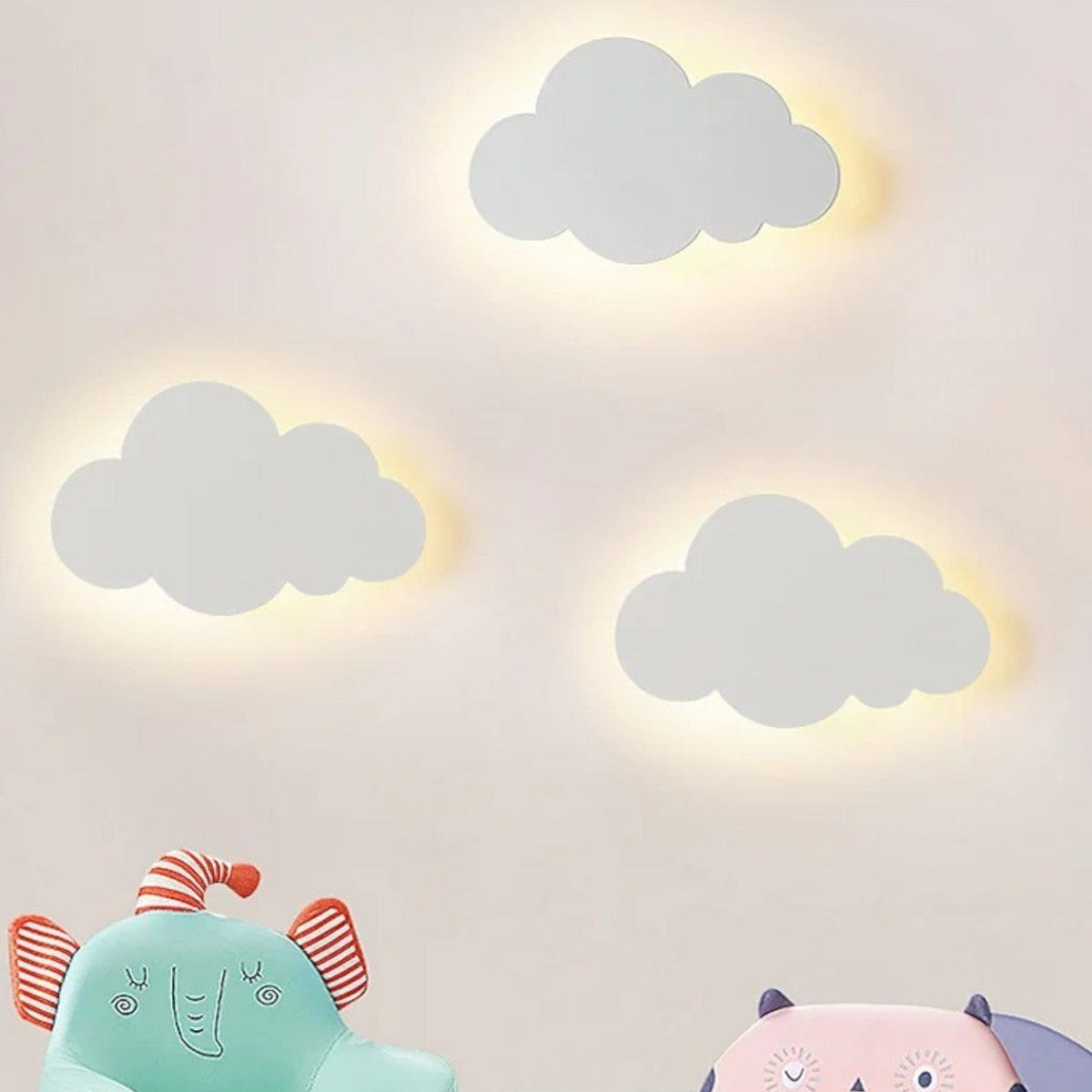 Veilleuse murale nuage