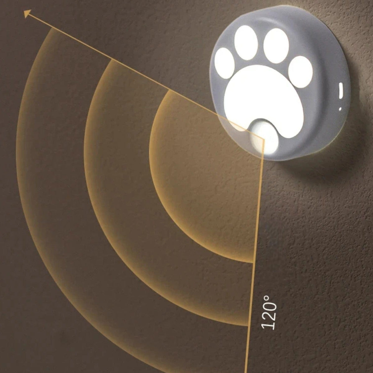 Veilleuse murale patte d'ours