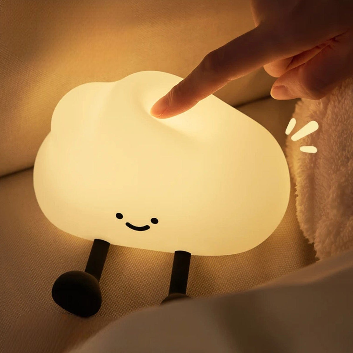 Veilleuse nuage assis