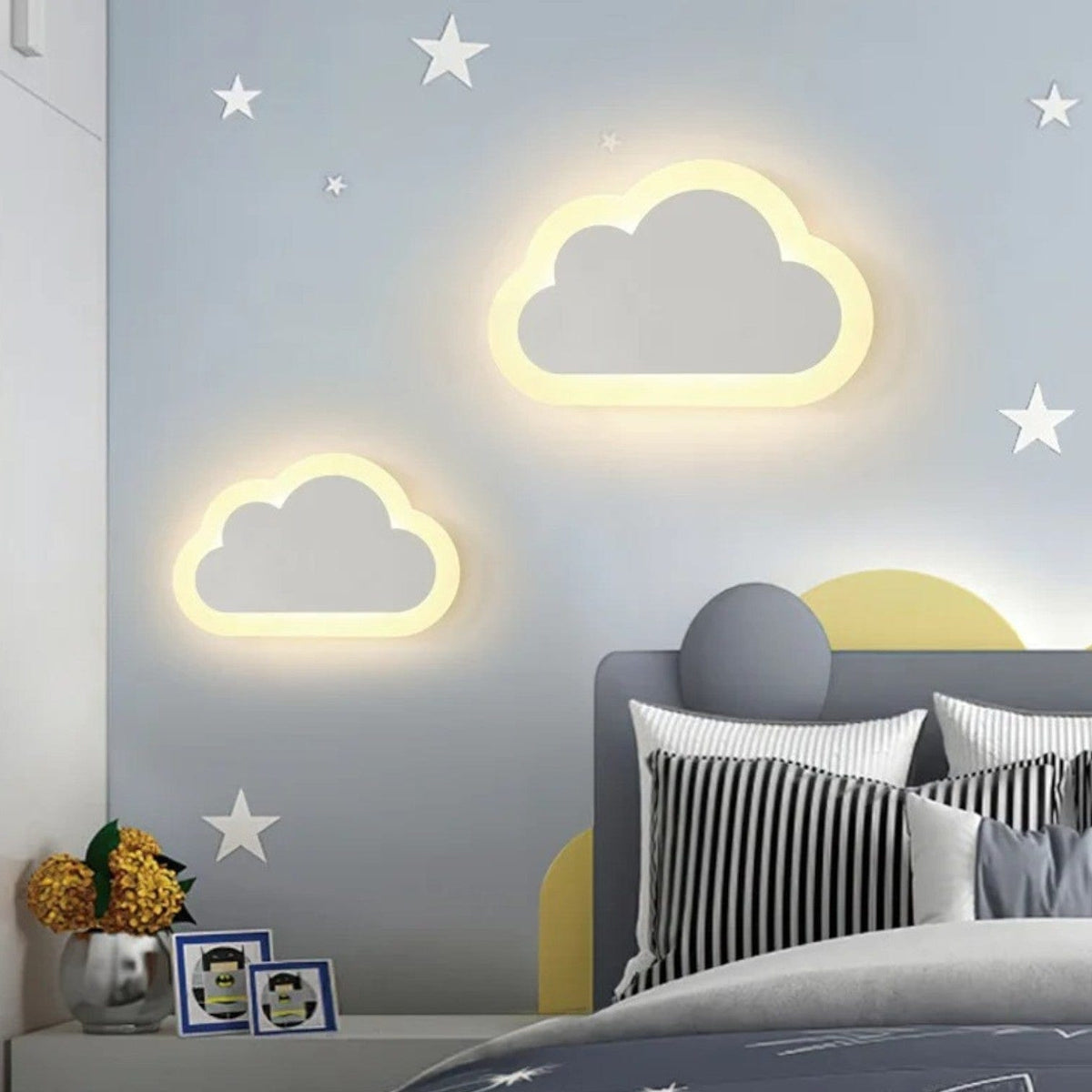 Veilleuse nuage murale douce