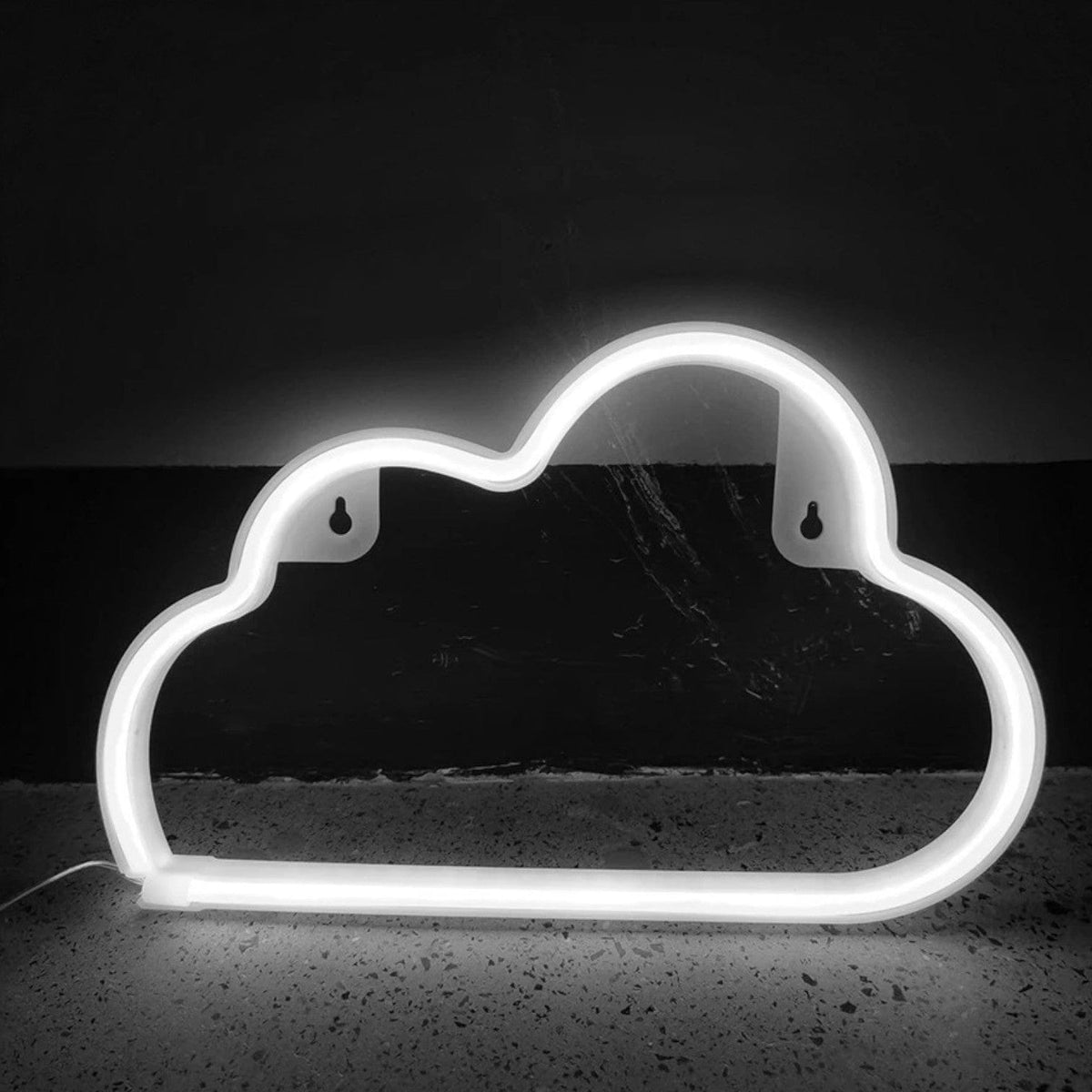 Veilleuse nuage néon Blanc