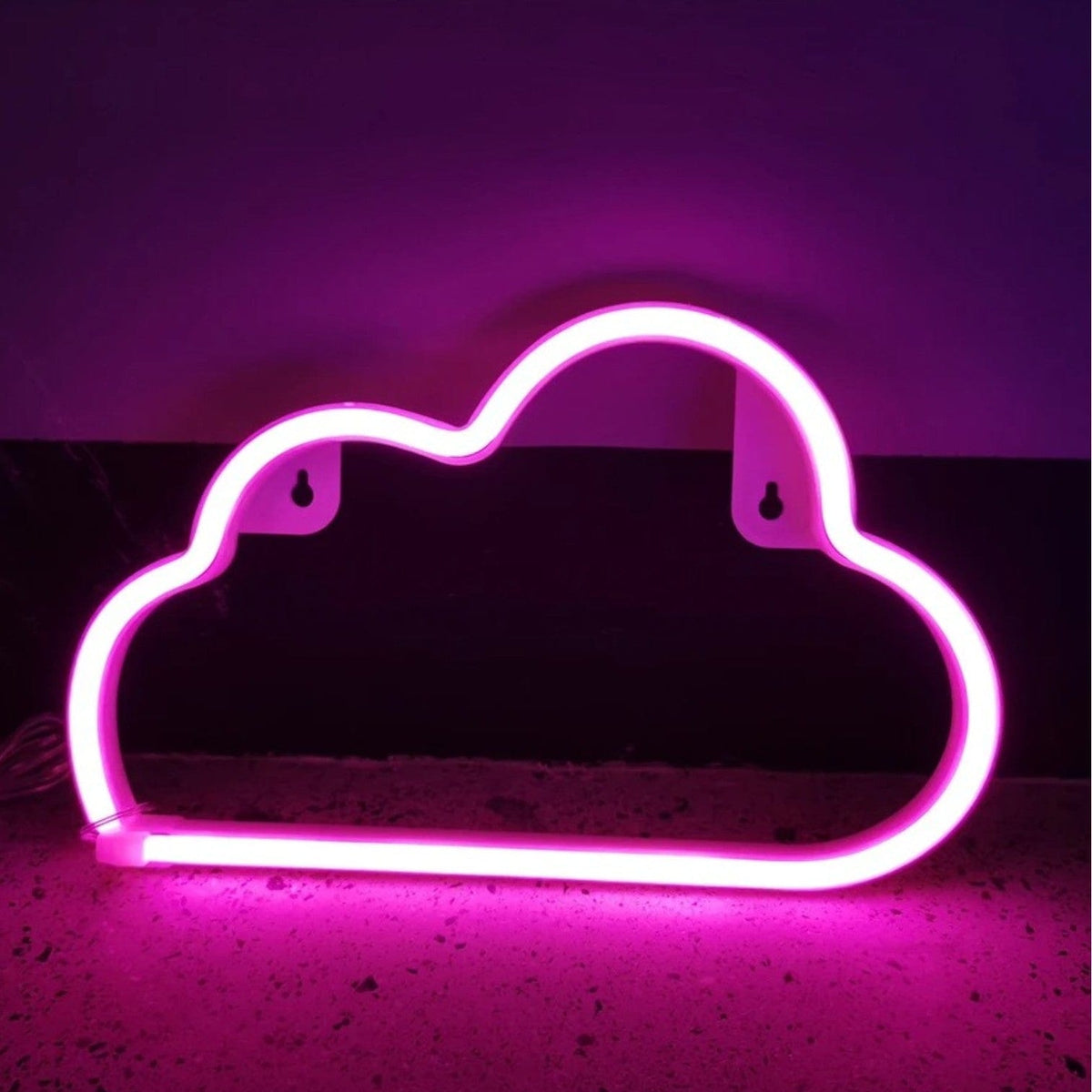 Veilleuse nuage néon Rose