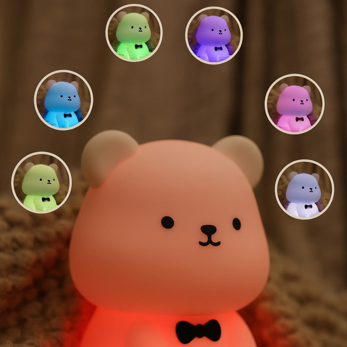 Veilleuse ours compagnon doux