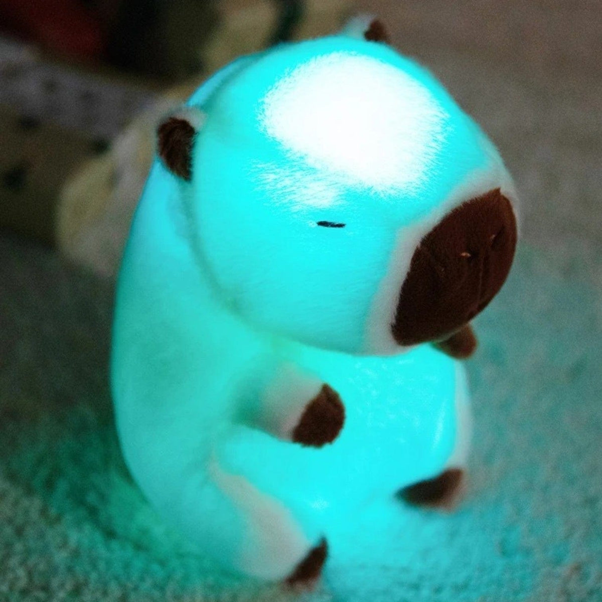 Veilleuse peluche capybara