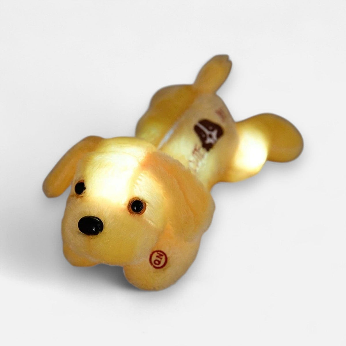 Veilleuse peluche chien Jaune