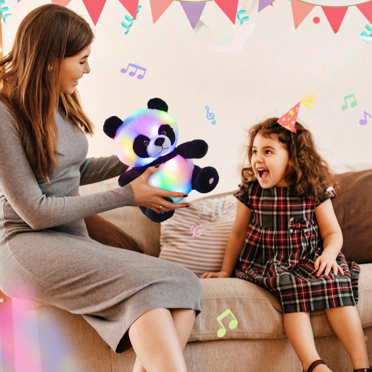 Veilleuse peluche panda