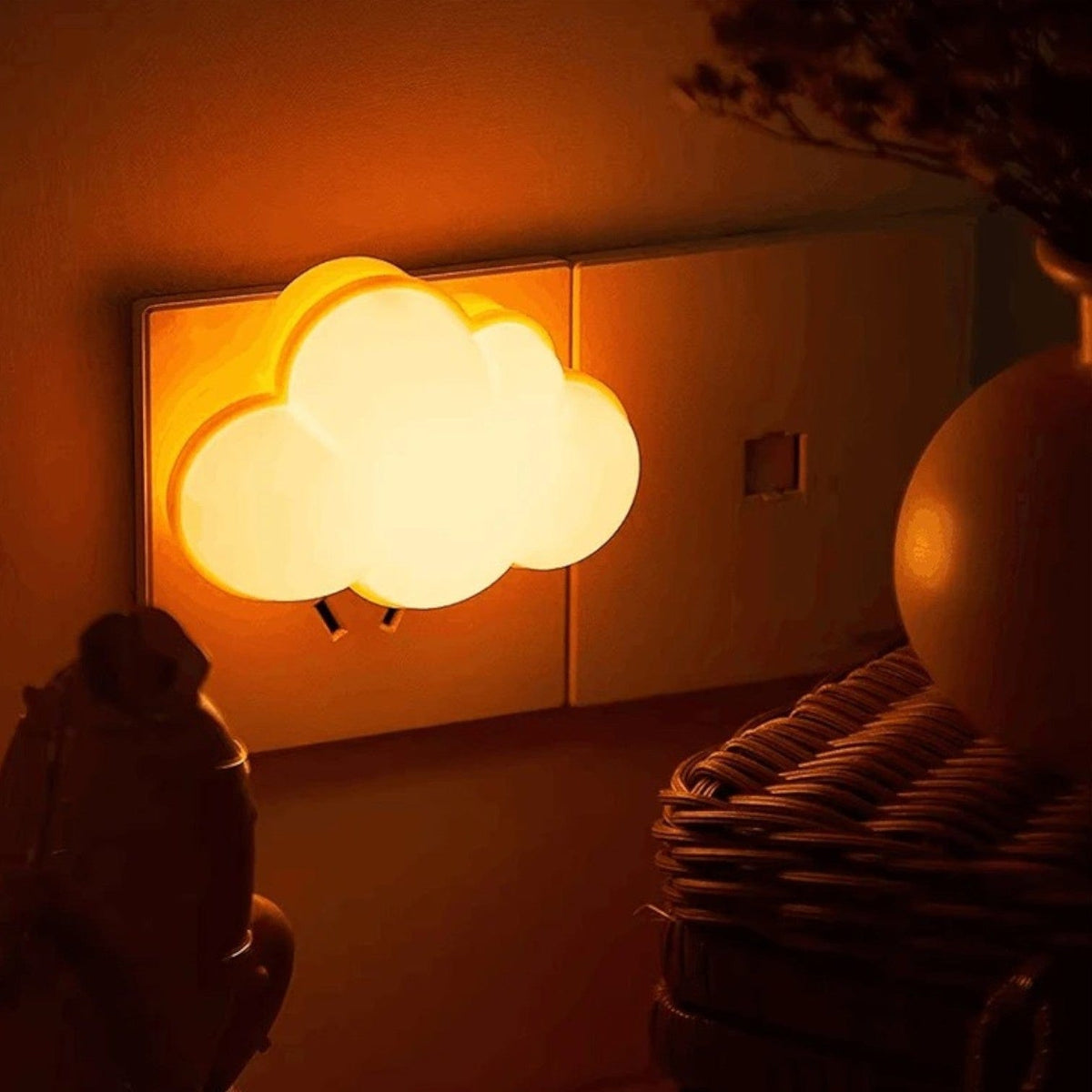 Veilleuse prise nuage doux