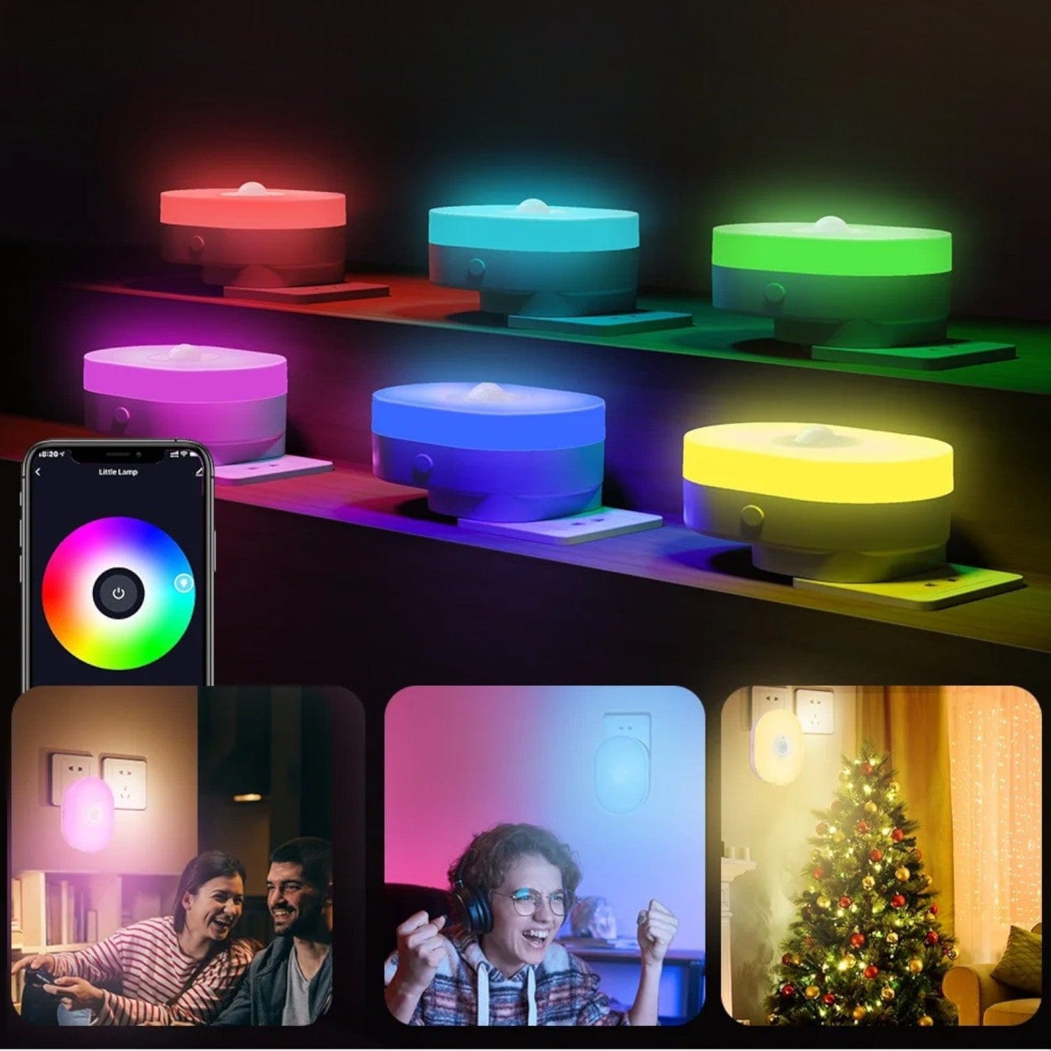 Veilleuse prise RGB