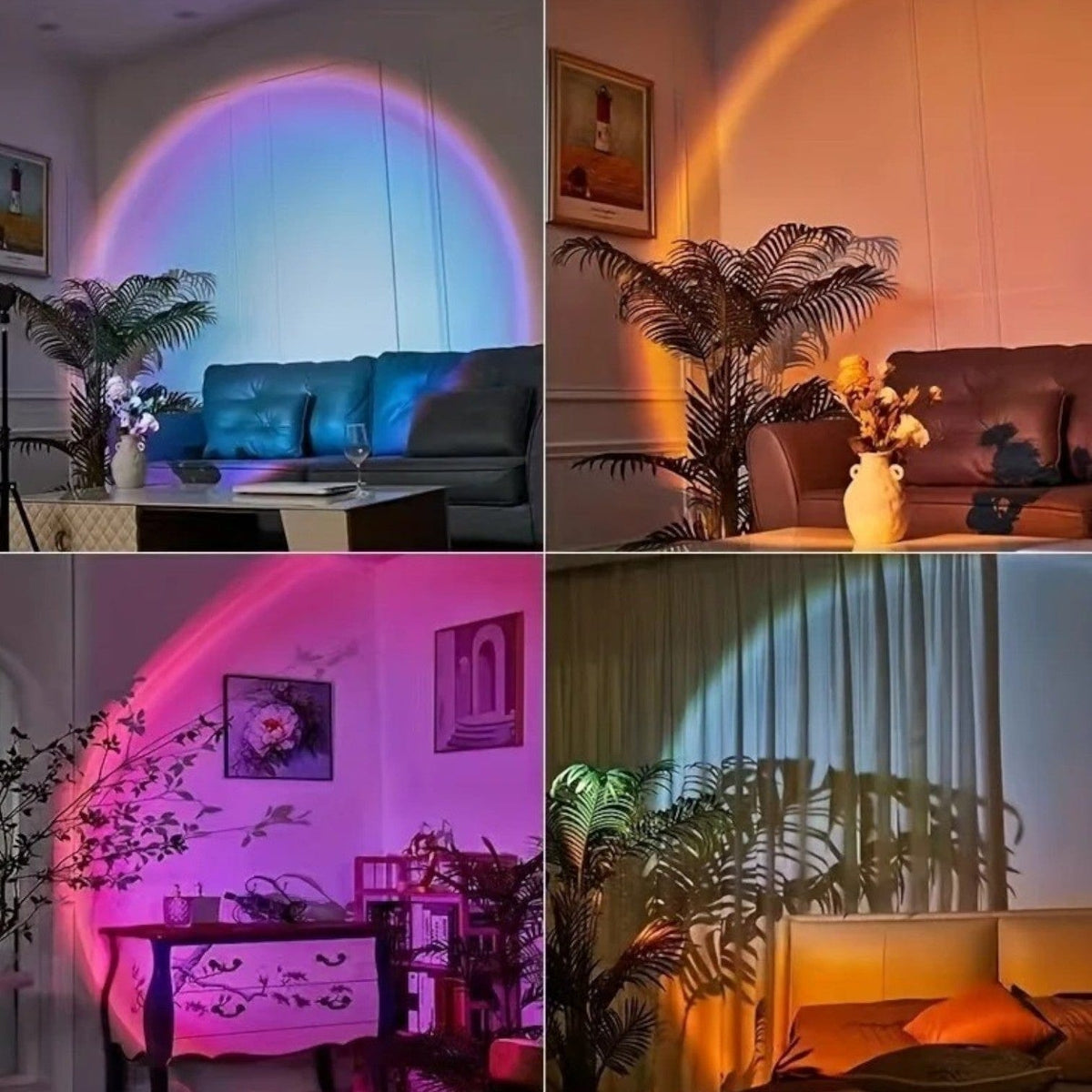 Veilleuse projection coucher de soleil