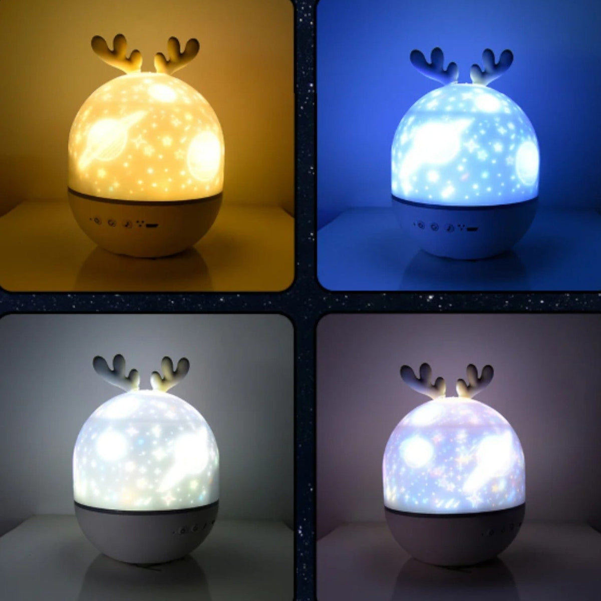 Veilleuse projection renne magique