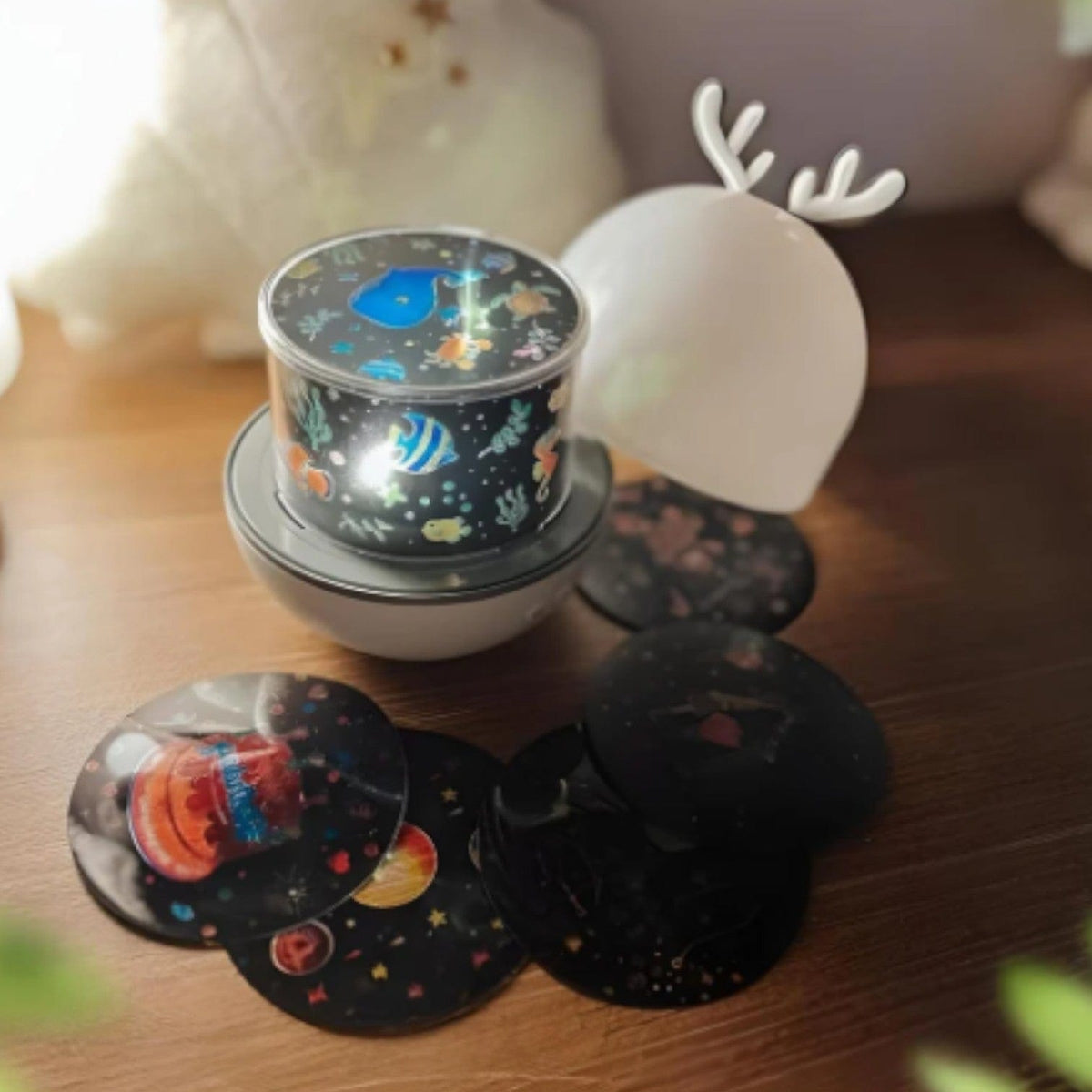 Veilleuse projection renne magique