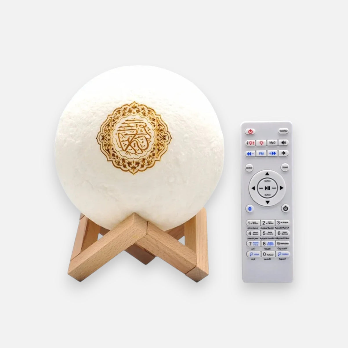 Veilleuse coranique support en bois